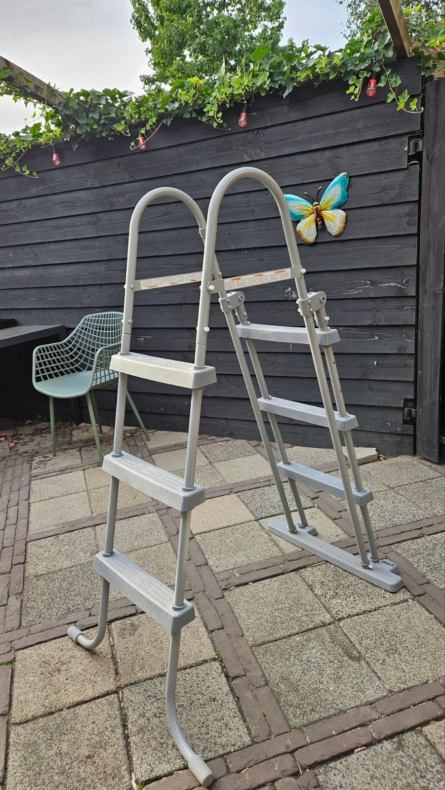 Zwembadtrapje Bestway - Veilig en Stevig, Tuin en Terras, Zwembad-toebehoren, Ophalen of Verzenden, Gebruikt, Ladder