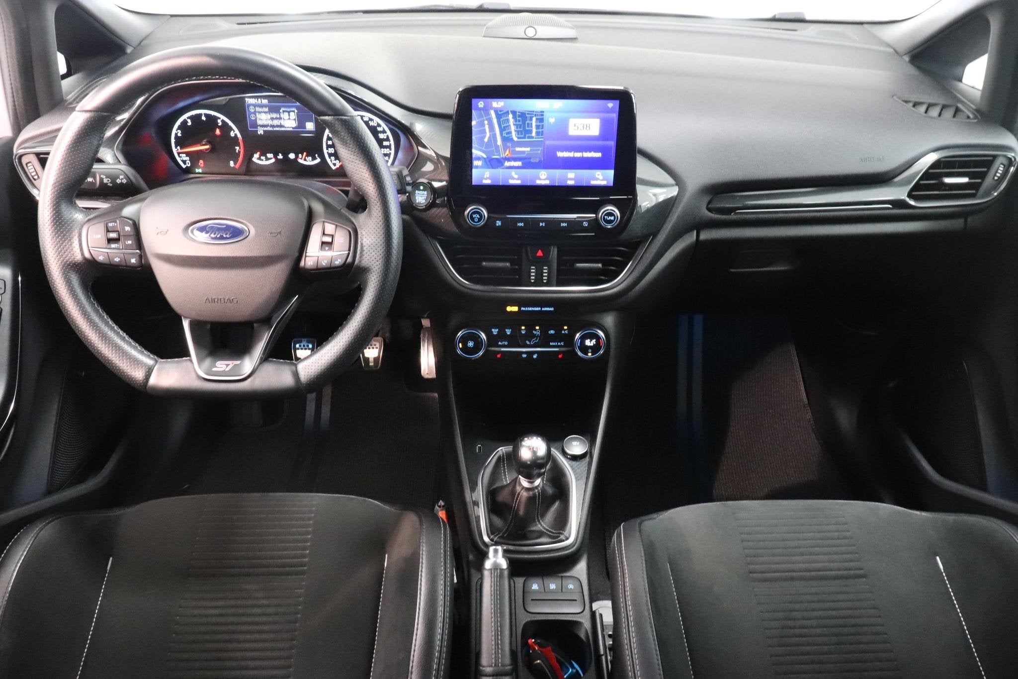 Ford Fiesta 1.5 EcoBoost ST-3 | Camera | Sportstoelen | Pack, Auto's, Voorwielaandrijving, Dealer onderhouden, Met garantie (alle)