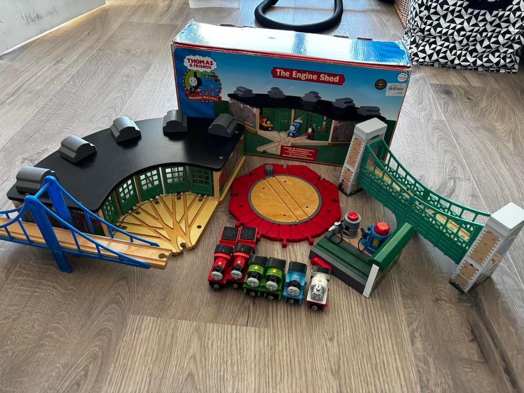 Thomas de Trein Houten Set, Ophalen of Verzenden, Zo goed als nieuw