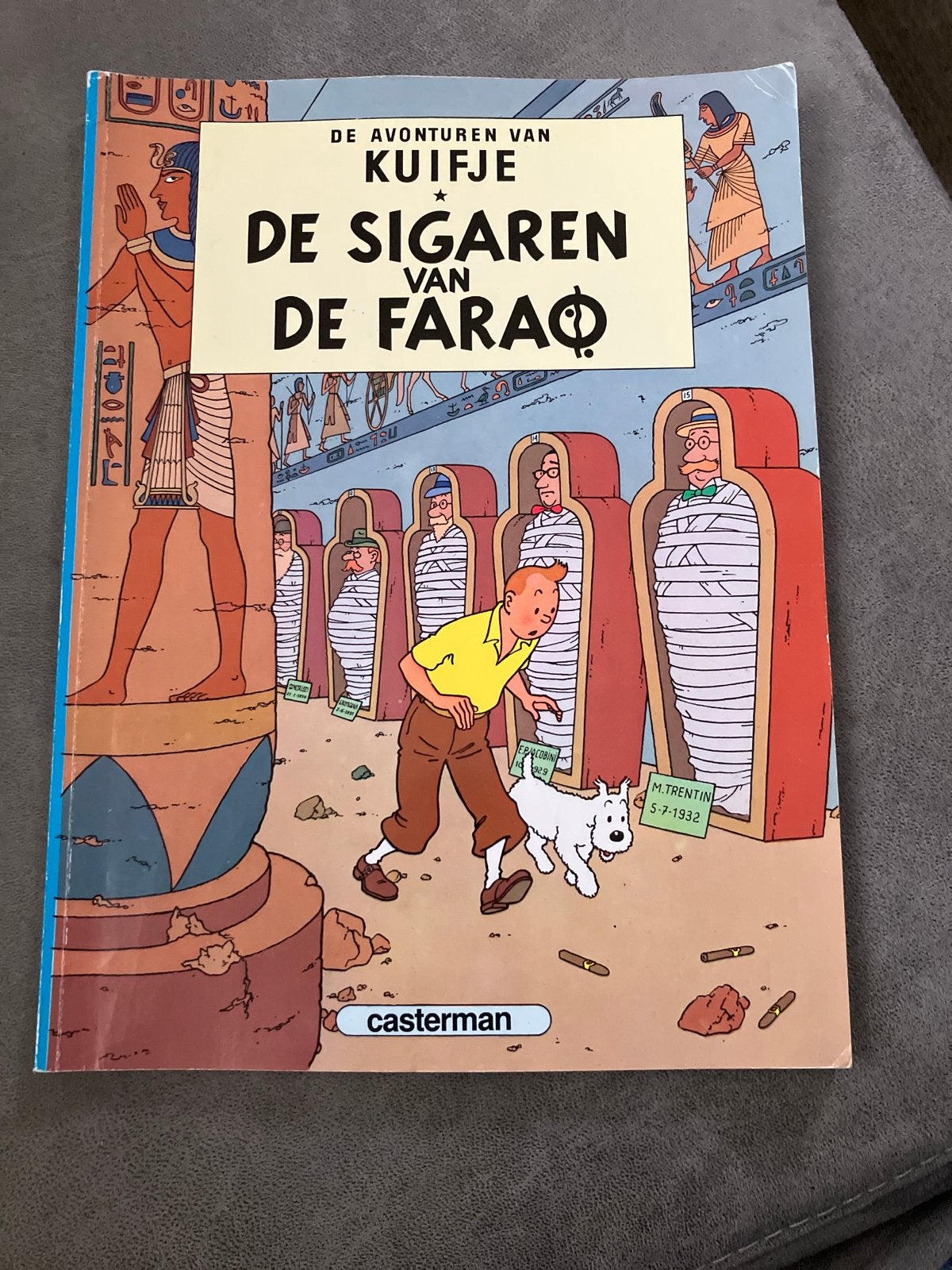 Kuifje - De Sigaren van de Farao (Softcover), Eén stripboek, Ophalen of Verzenden, Gelezen