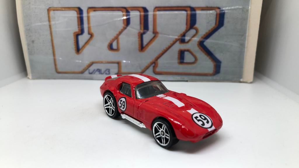 237 shelby cobra daytona Hot Wheels Hotwheels VAVB zgan, Ophalen of Verzenden, Zo goed als nieuw, Auto