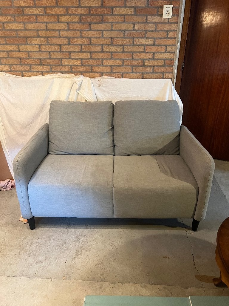 Tweezits Bank, Huis en Inrichting, Ophalen, Gebruikt, Minder dan 75 cm, Tweepersoons