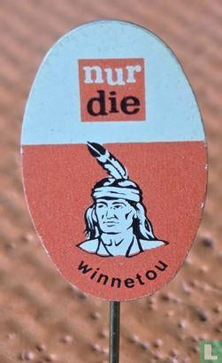 Speldje - Nur Die Winnetou, Verzamelen, Speldjes, Pins en Buttons, Ophalen of Verzenden, Zo goed als nieuw, Figuurtje, Speldje of Pin