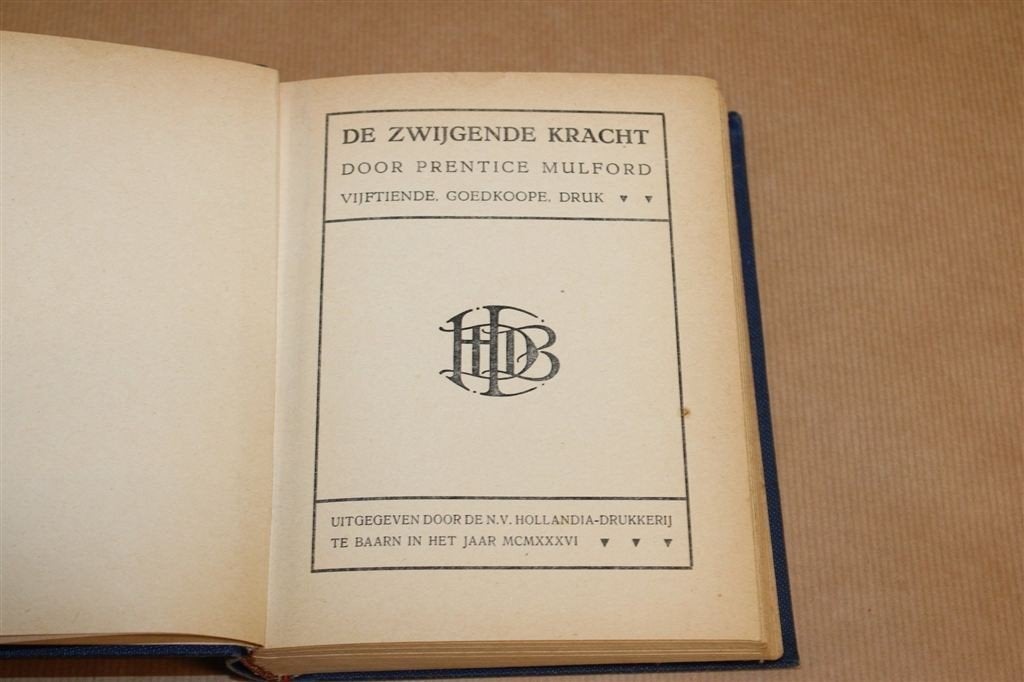 Zwijgende Kracht — Levenskunst & Gedachtekracht Mulford 1936, Ophalen of Verzenden, Gelezen, Overige onderwerpen, Achtergrond en Informatie