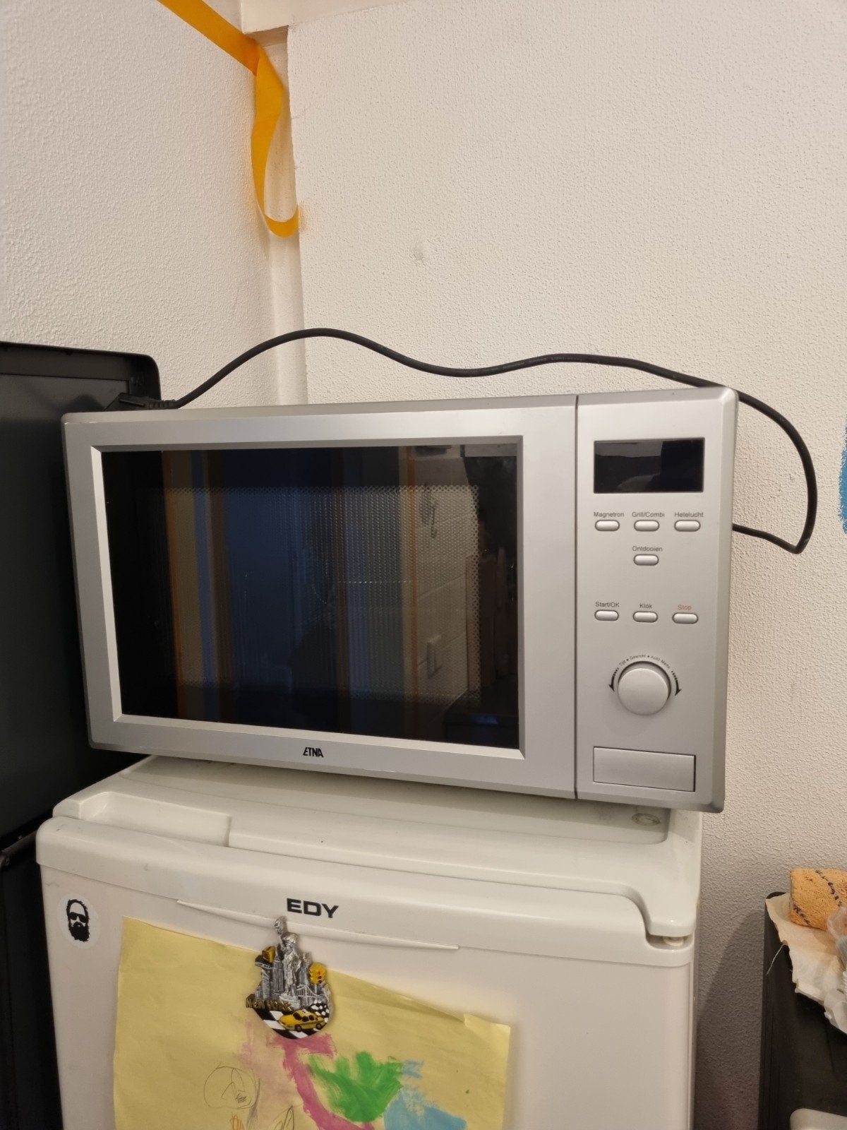Etna combi oven magnetron, Witgoed en Apparatuur, Ophalen, Combimagnetron, Gebruikt, Draaiplateau