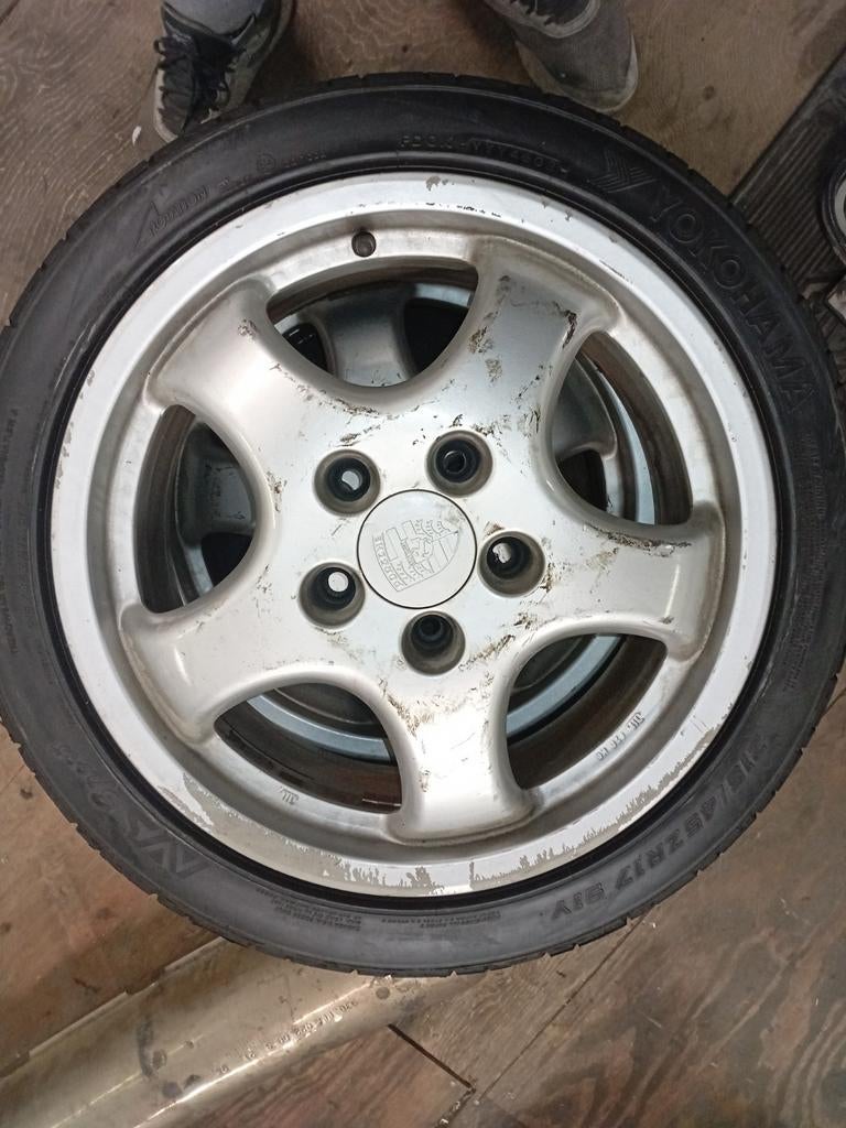 Porsche 964 911 wielen 17 inch  velgen, Ophalen of Verzenden, Zomerbanden, Banden en Velgen