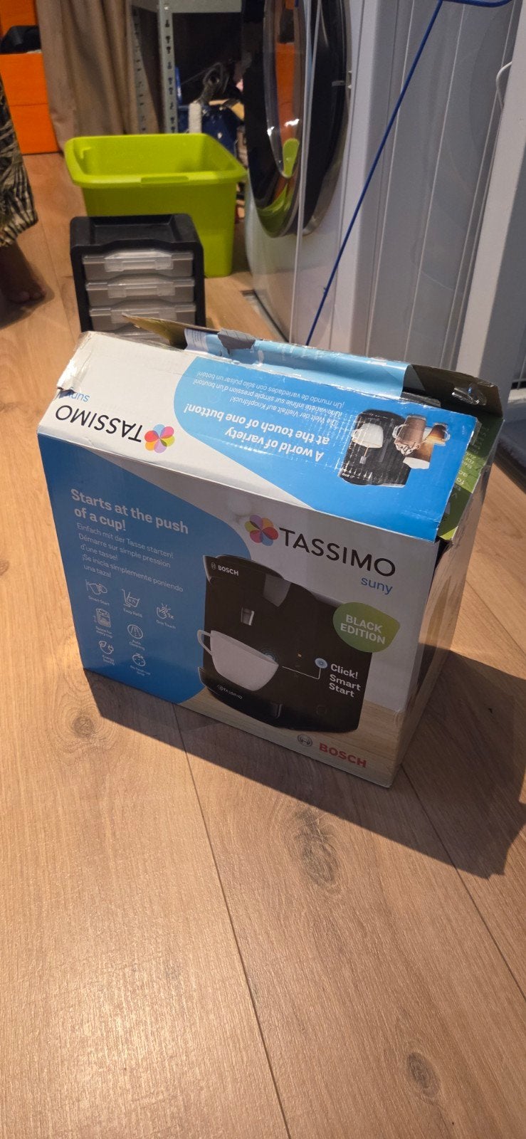 Tassimo Koffiezetapparaat - Bosch Suny Black Edition, Koffiemachine, Ophalen of Verzenden, Zo goed als nieuw, 1 kopje