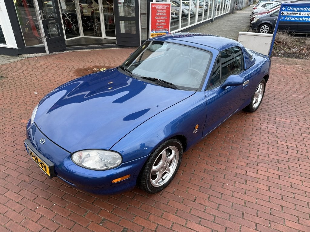 Mazda MX-5 1.8i 10th Annivers. | hardtop | airco |, Auto's, Achterwielaandrijving, Cabriolet, 11 km/l, Bedrijf