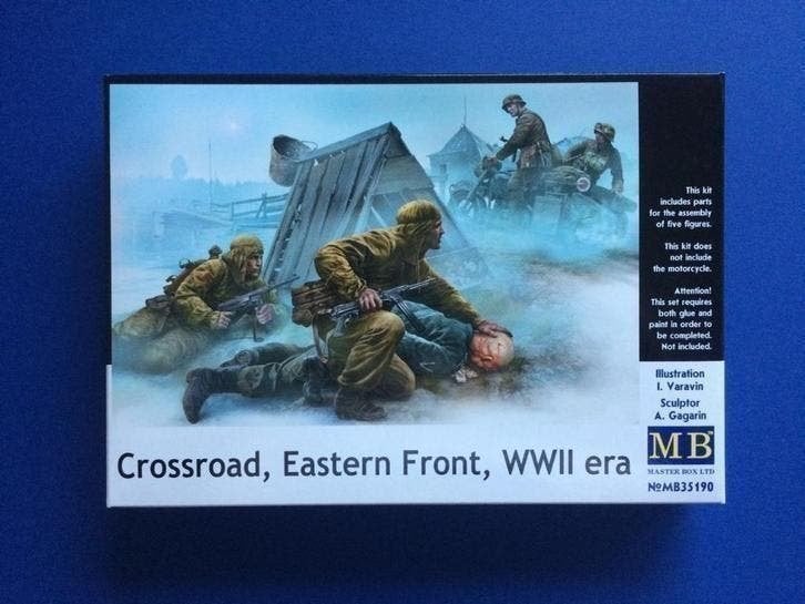 masterbox 35190 Crossroad, Eastern Front, WWII 1/35, Ophalen of Verzenden, Nieuw, 1:35 tot 1:50
