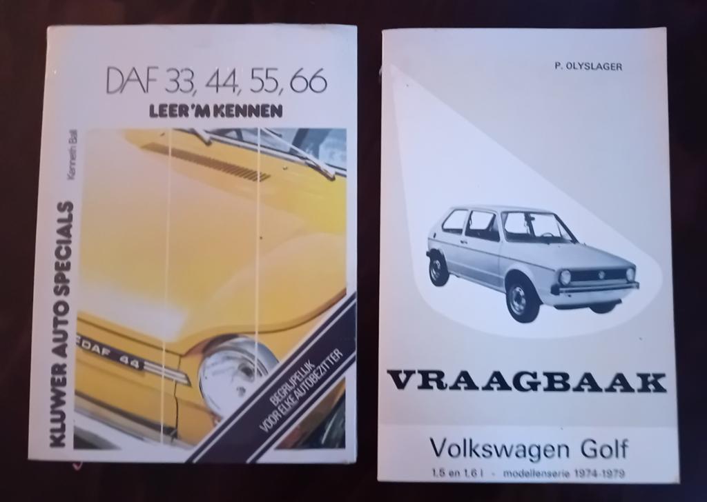 DAF & VW Golf vraagbaak/leerboek - Oldtimer boeken, Ophalen of Verzenden, Gelezen, Volkswagen, Kenneth Ball, P. Olyslaeger