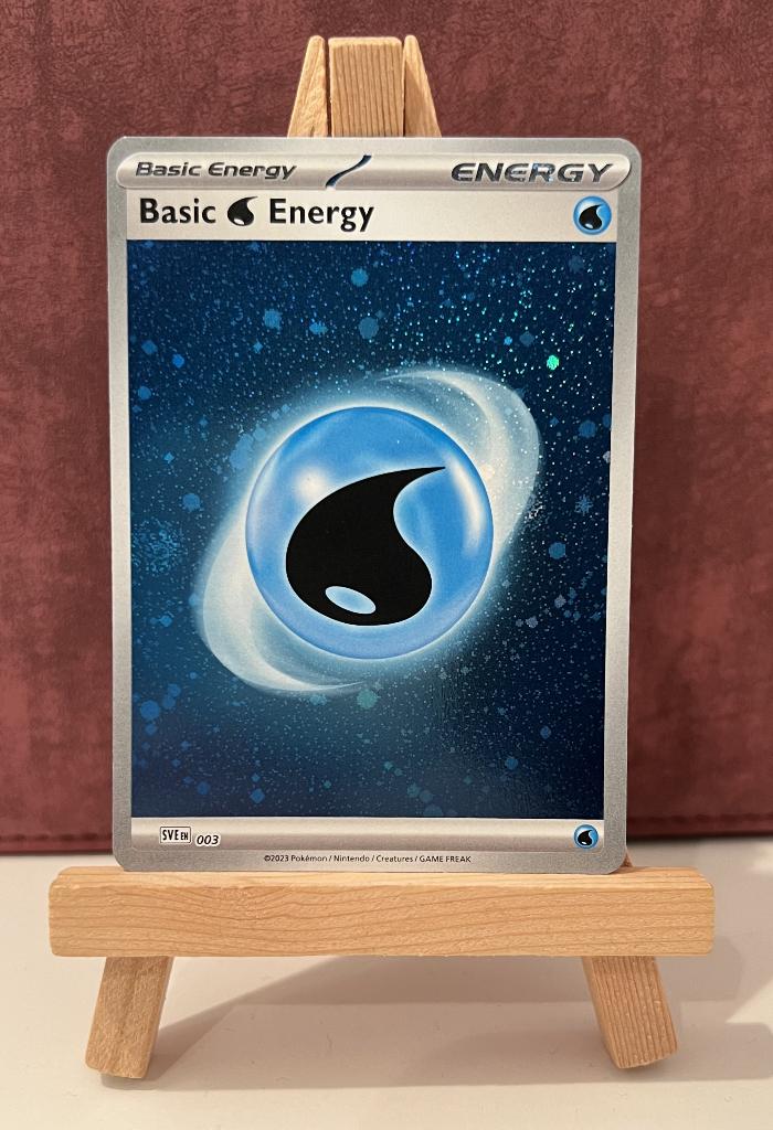 Water Energy Holo 003 151 Pokémon Kaart, Verzenden, Nieuw, Losse kaart