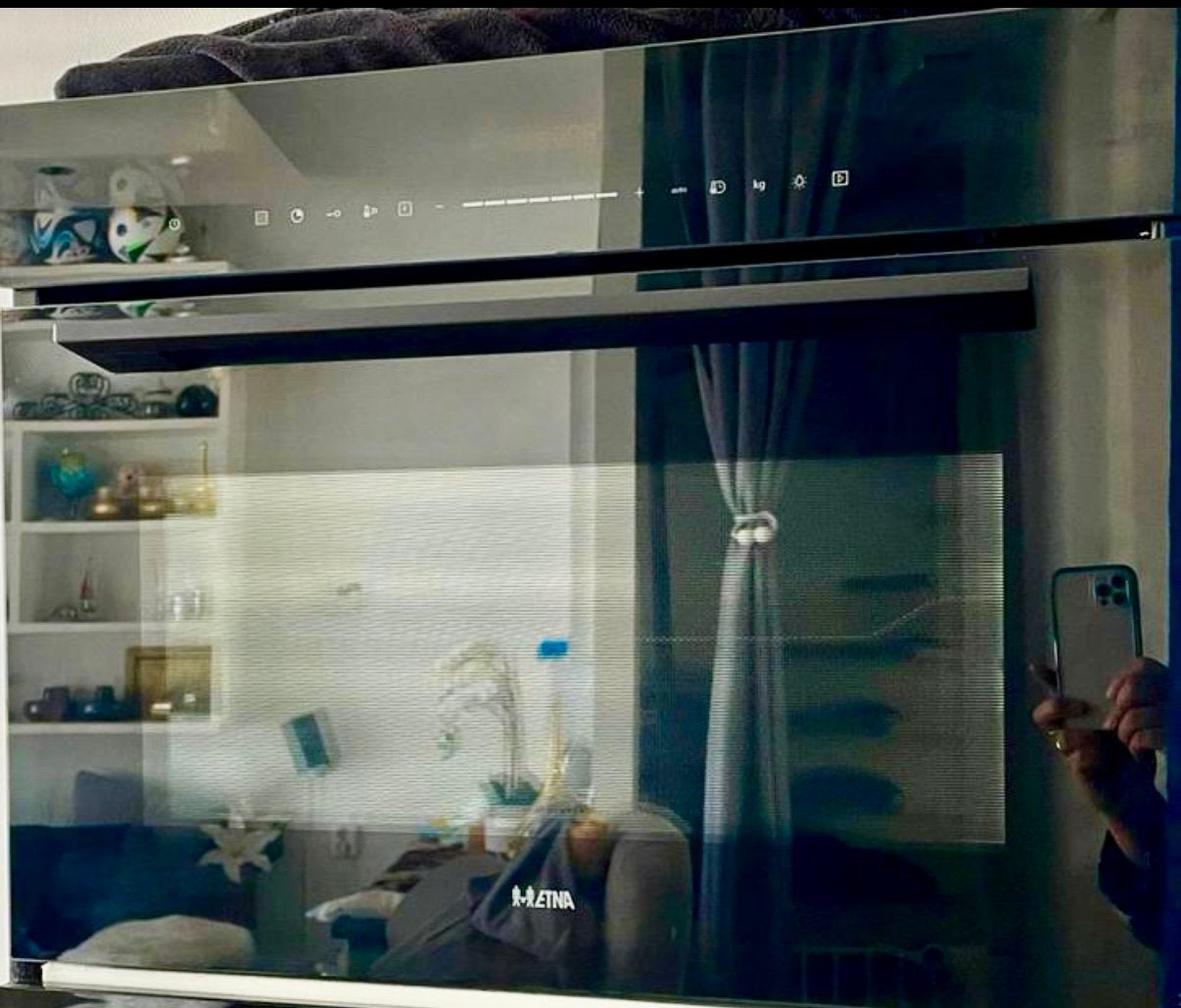 ETNA inbouw Combi oven/Magnetron CM250ZT (in nieuwstaat), Combimagnetron, Hete lucht, Ophalen of Verzenden, Zo goed als nieuw
