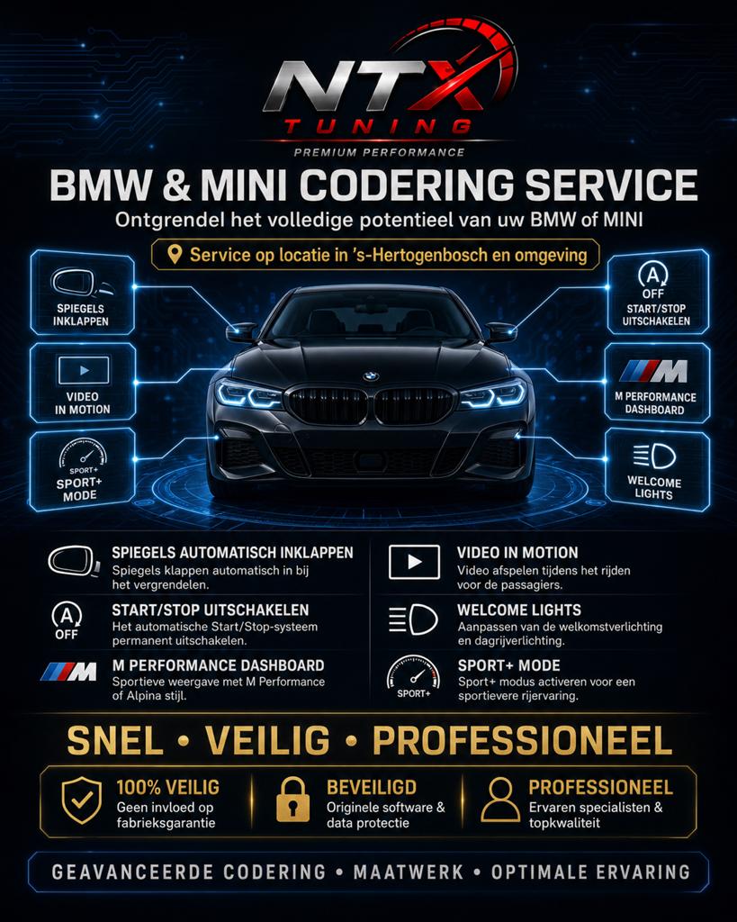 BMW & MINI Codering – Verborgen opties activeren, Ophalen