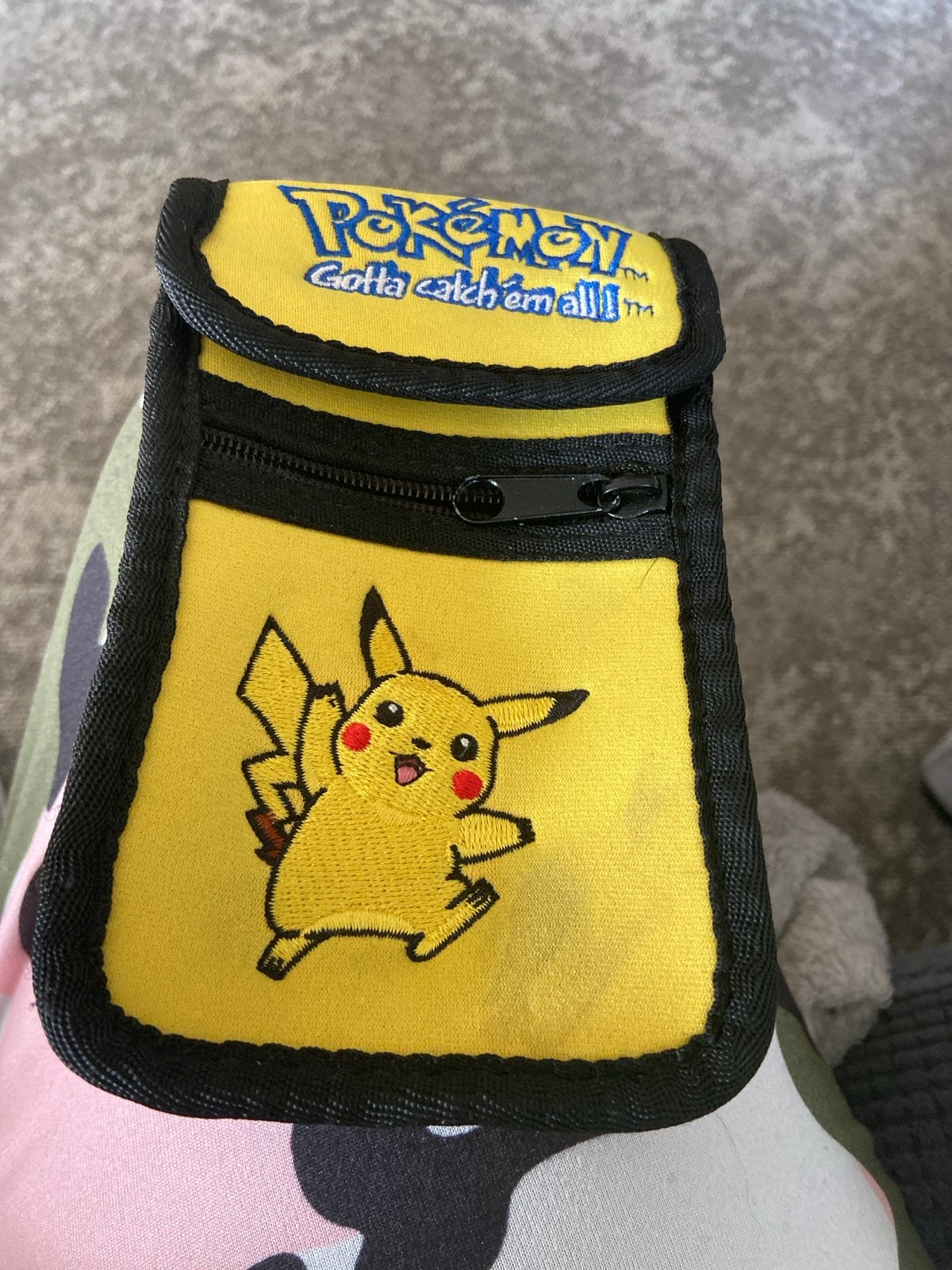 Pokémon Pikachu Kaarthoesje / Opbergtasje, Ophalen of Verzenden, Gebruikt, Sleeves of Kaarthoesjes