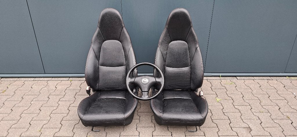 Mazda MX5 voorstoelen en stuur, Ophalen, Gebruikt, Mazda