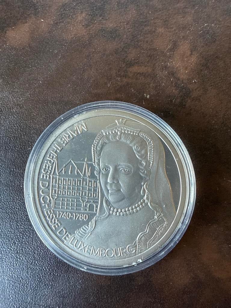 Luxemburg 5 ECU 1994 - Marie Theresia herdenkingsmunt, Postzegels en Munten, Munten | Europa | Euromunten, Ophalen of Verzenden