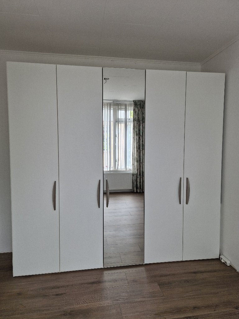 Kledingkast, Huis en Inrichting, Kasten | Kledingkasten, Ophalen, Gebruikt, 200 cm of meer, 200 cm of meer