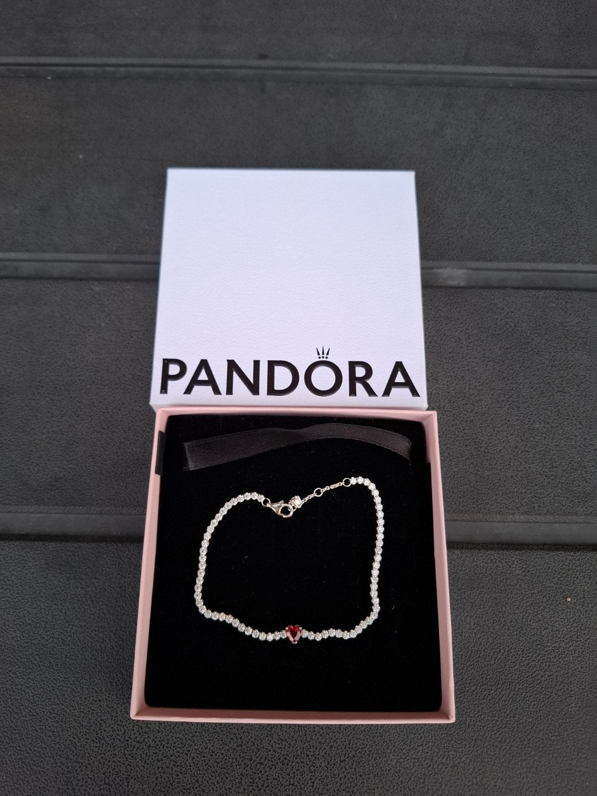 Pandora hartjes armband zilver, Ophalen of Verzenden, Nieuw, Zilver, Pandora