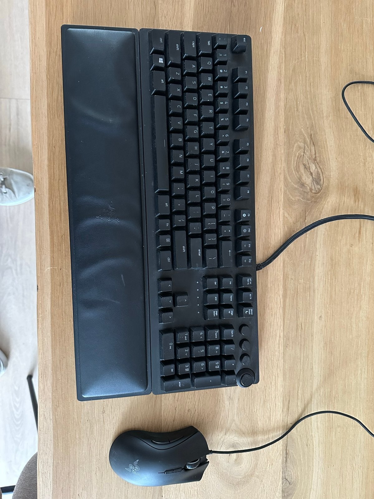Razer Huntsman Elite Toetsenbord & DeathAdder Elite Muis, Ophalen, Rechtshandig, Muis, Gebruikt