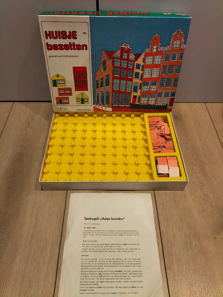 Huisje Bezetten - spel van HEMA - Kamertje Verhuren, Een of twee spelers, Ophalen of Verzenden, Gebruikt, HEMA