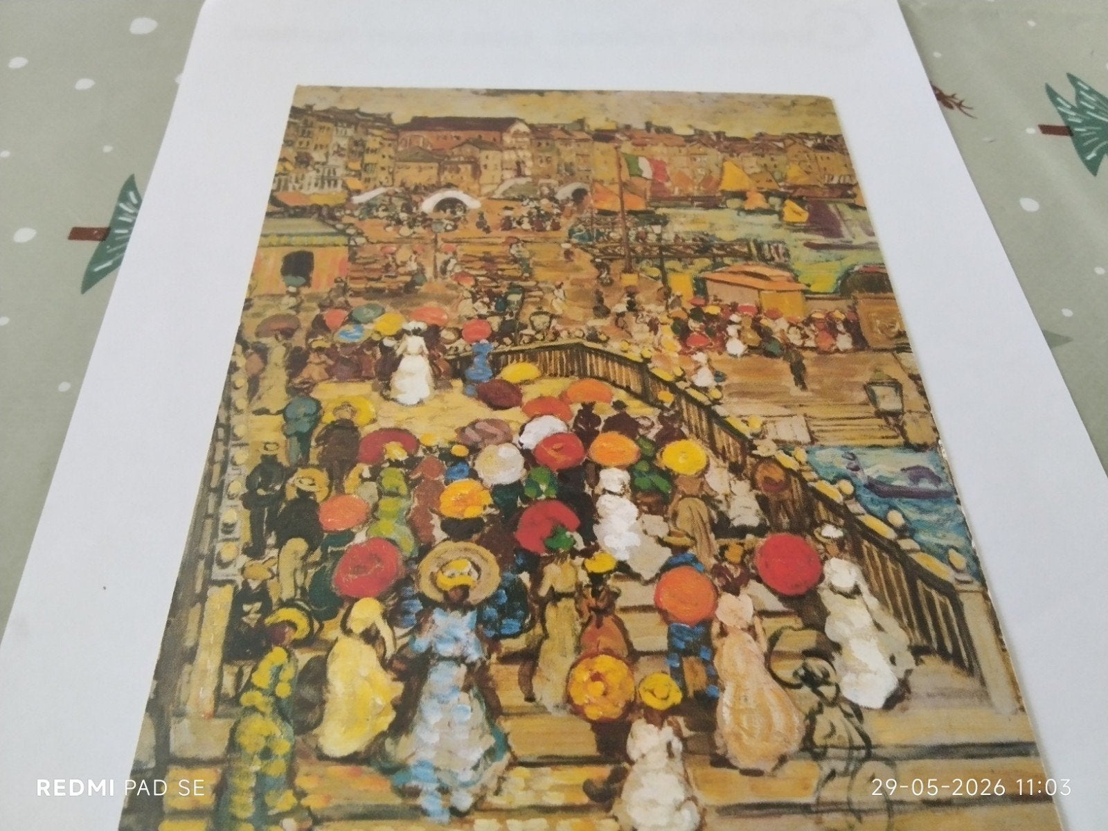 Ansichtkaart Maurice Brazil Prendergast - Venetië, Ophalen of Verzenden