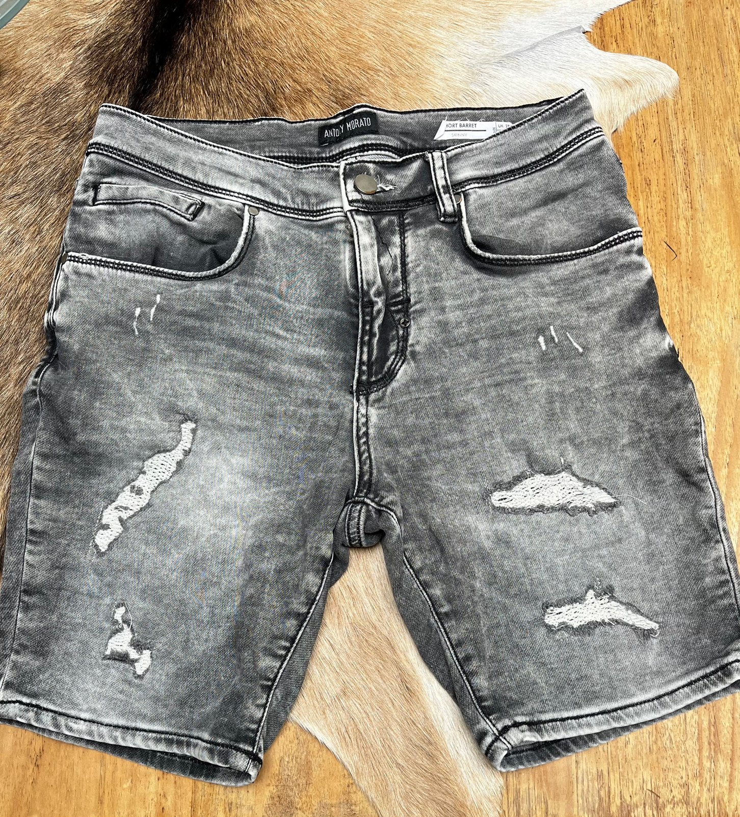 Korte broek antony morato Barret, skinny maat 28, Ophalen of Verzenden, Zo goed als nieuw, Zwart, W32 (confectie 46) of kleiner