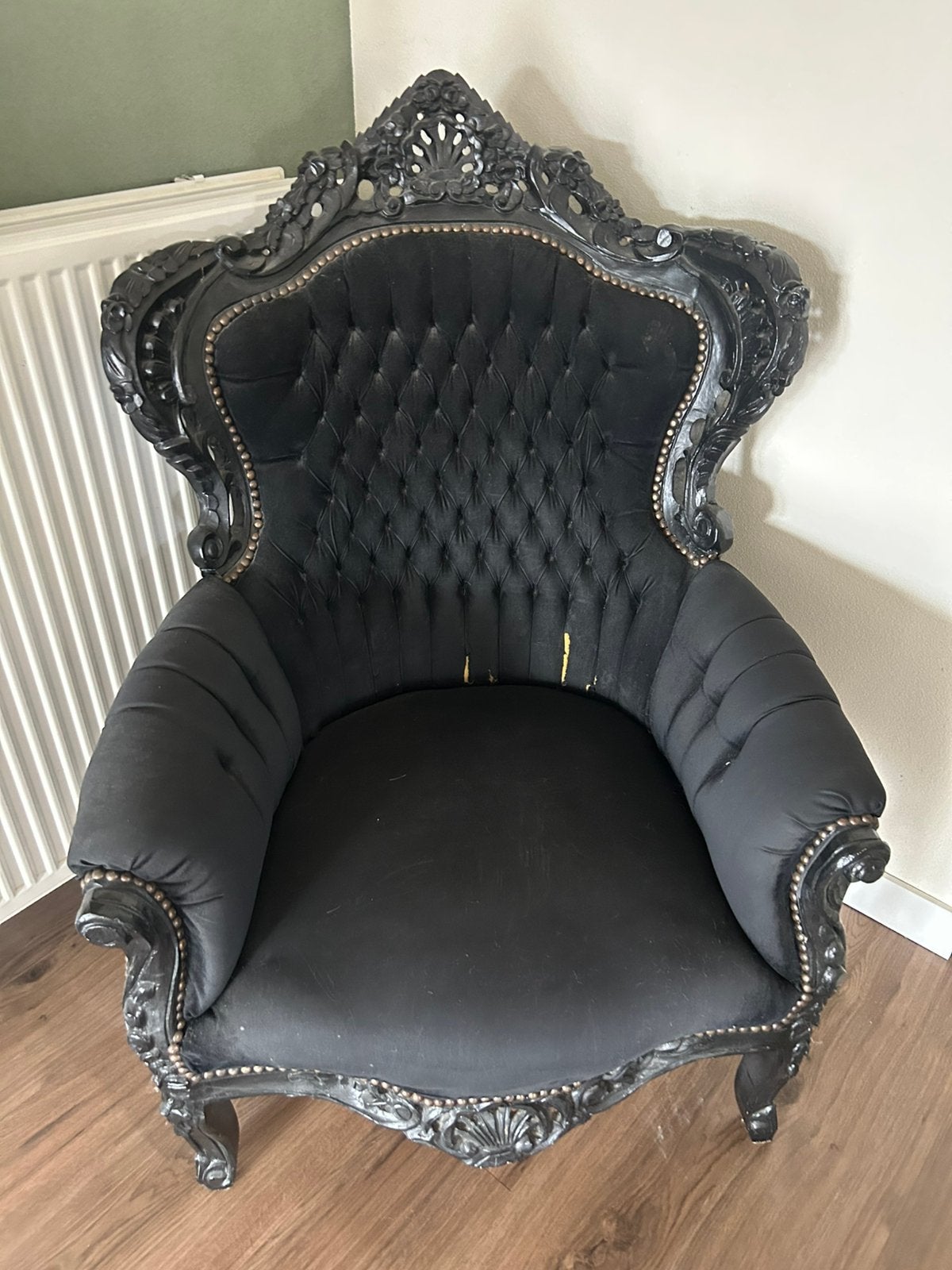 Barok stoel, Ophalen
