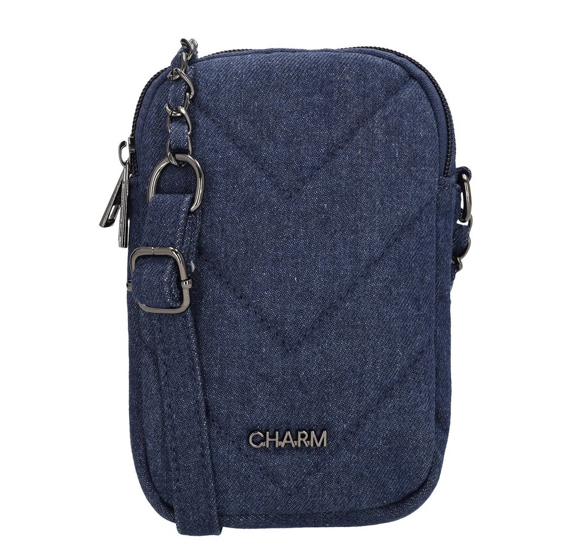 Charm London Hollywood Phonebag - Blauw, Ophalen of Verzenden, Nieuw, Blauw, Schoudertasje
