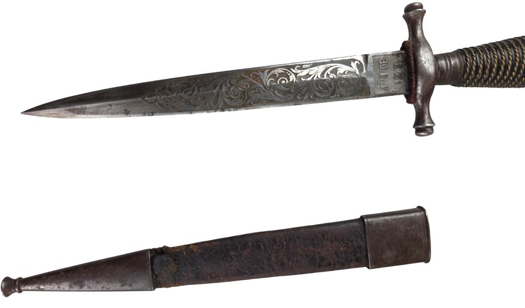 spaanse  Toledo 1879 dagger in gebruikte staat, Ophalen of Verzenden, Landmacht, Nederland