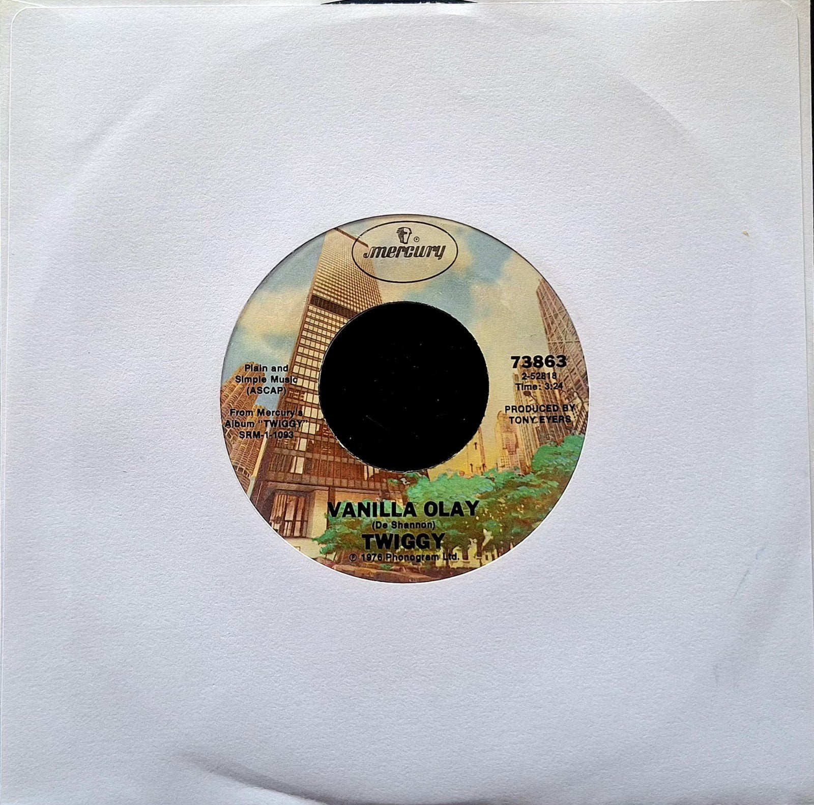 7"/SINGLE  TWIGGY - Vanilla Olay/Rain On The Roof, Ophalen of Verzenden, Gebruikt, Pop