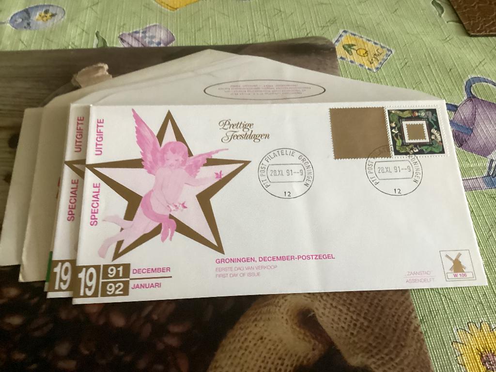 No1559 Philato W106 Kerst anders Heb van Nederland jaargang, Postzegels en Munten, Postzegels | Eerstedagenveloppen, Ophalen, Onbeschreven