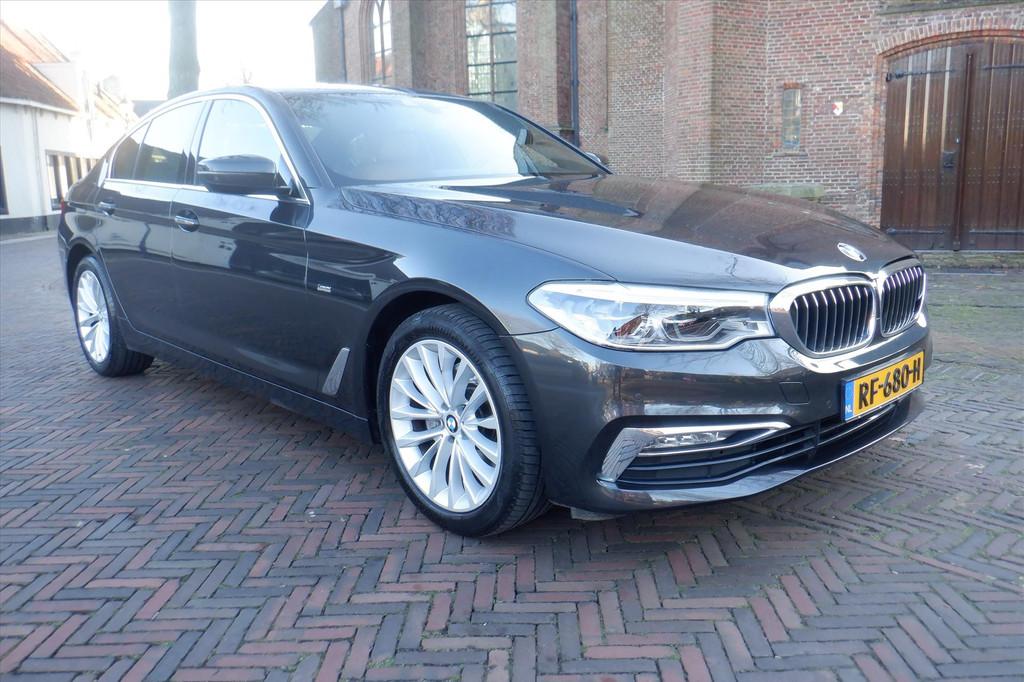 BMW 5-Serie (g30) 520i 184pk Aut.- LUXURY LINE - PAN.DAK-HEA, 1998 cc, Achterwielaandrijving, Gebruikt, Euro 6