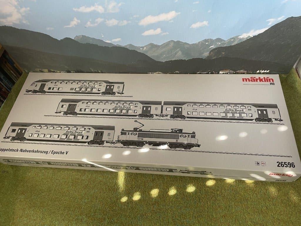 Märklin 26596 ICL-Trein van de NS Lok 1714 “Veenendaal”, Wisselstroom, Treinset, Ophalen of Verzenden, Märklin