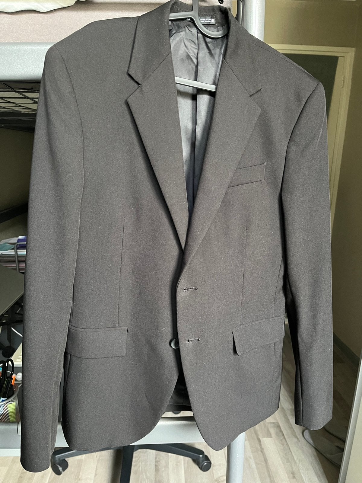 Heren Zara blazer, Ophalen of Verzenden, Zo goed als nieuw, Maat 46 (S) of kleiner, Zwart