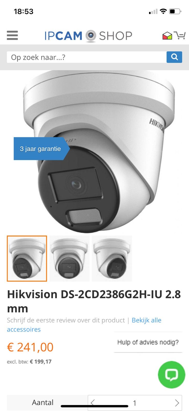 Camera beveiliging, Ophalen of Verzenden, Nieuw