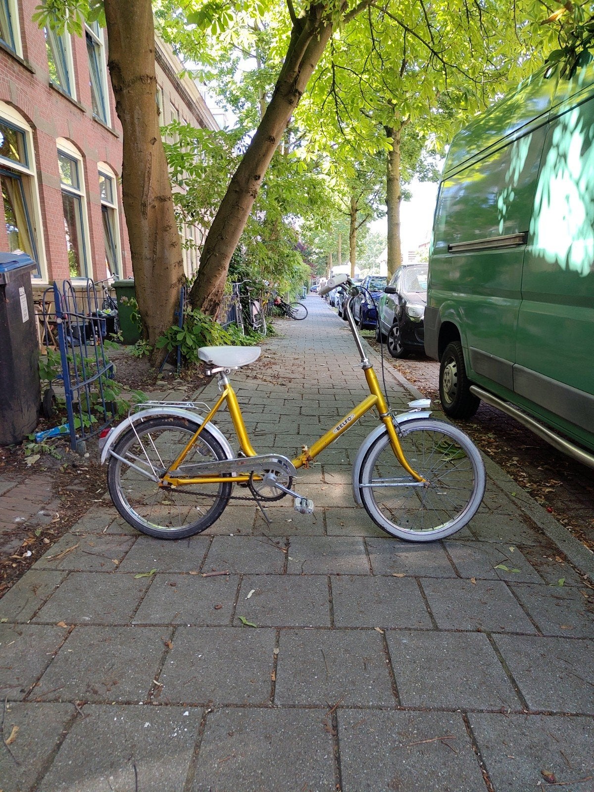 Vintage Vouwfiets - Klassieke Opvouwbare Fiets, 20 inch of meer, Gebruikt, Velgrem, Totaal opvouwbaar