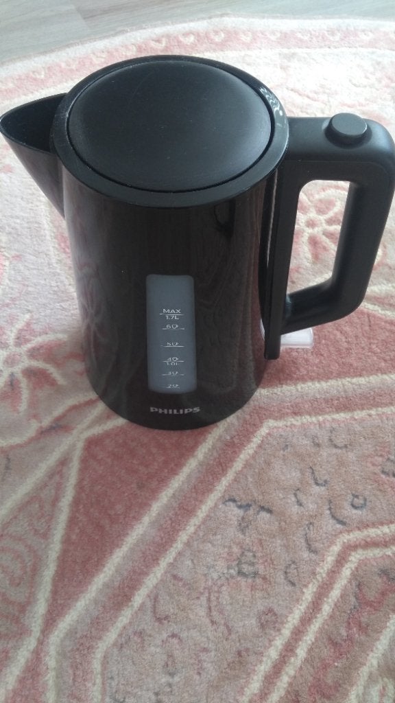 Philips HD9318  waterkoker, 1 tot 2 liter, Ophalen, Gebruikt