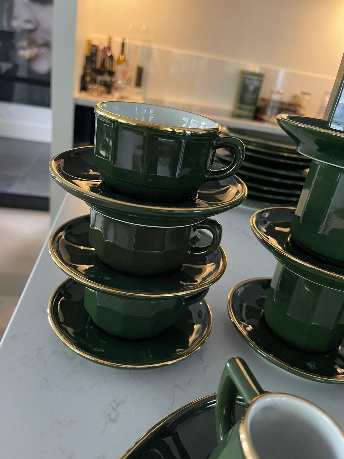 Grote collectie Apilco servies, Huis en Inrichting, Ophalen, Vintage, Zo goed als nieuw, Porselein