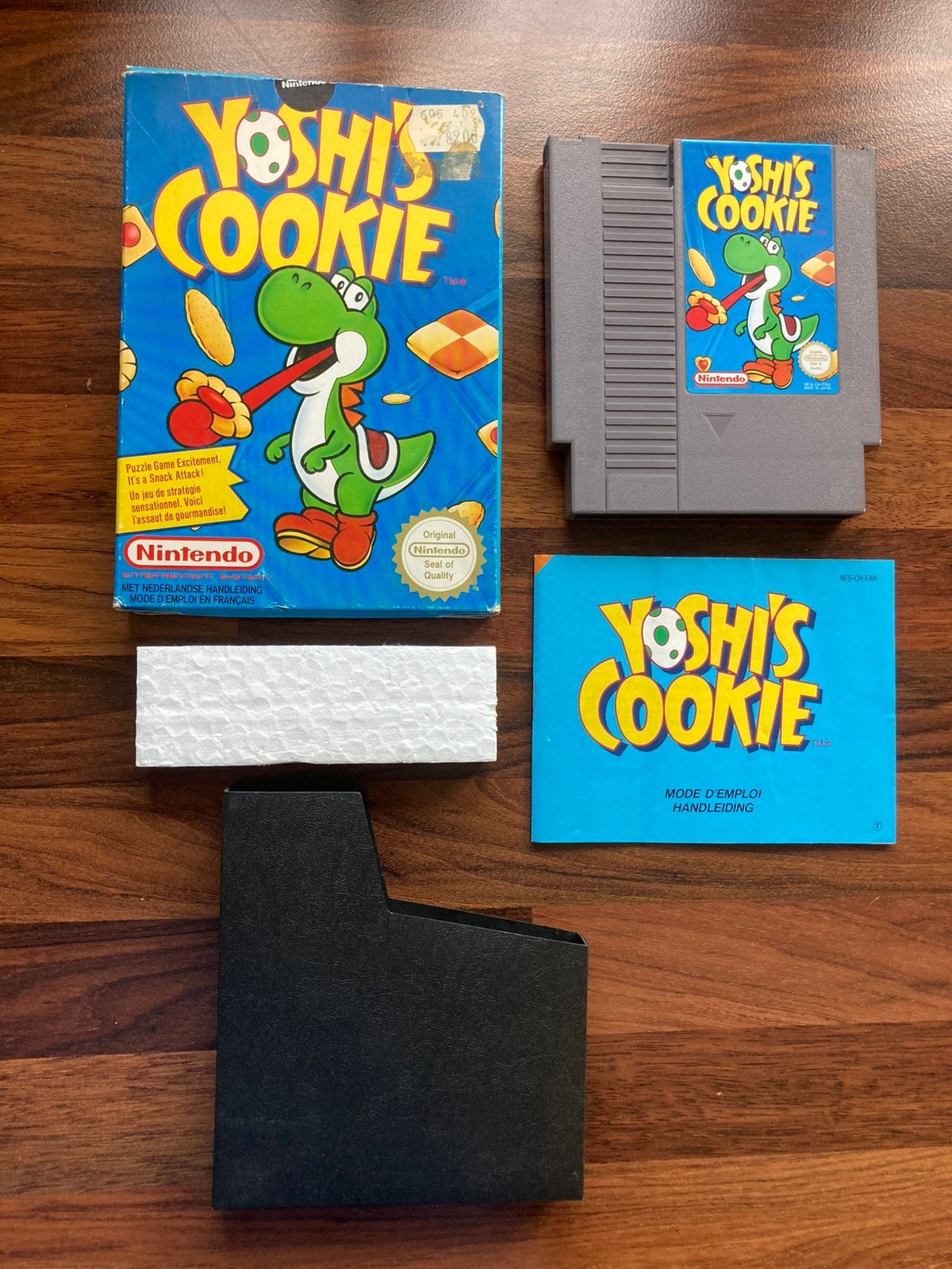 Nintendo nes 8 bit yoshi’s cookie, 1 speler, Ophalen of Verzenden, Zo goed als nieuw, Vanaf 3 jaar