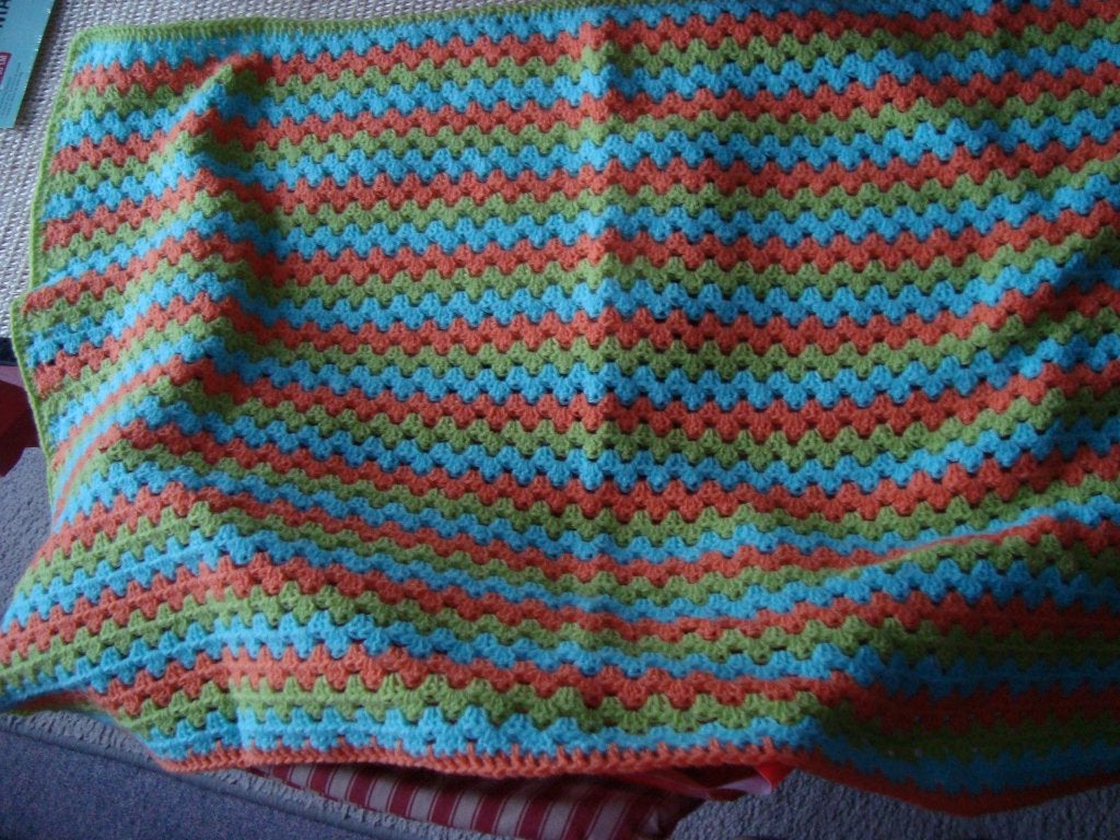 Dekentje of wikkeldeken 80-50 cm handwerk nieuw, Nieuw, Ophalen of Verzenden, Deken of Dekbed, Meerkleurig