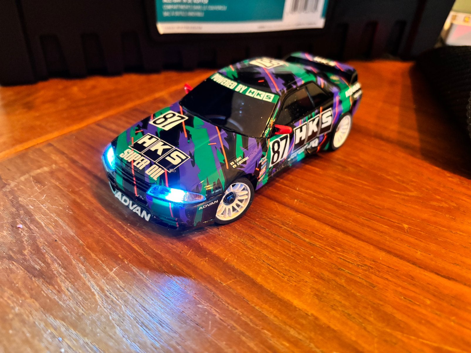 Kyosho MiniZ Mini-Z MR03 volledige hobby Nissan Skyline, Ophalen of Verzenden, Zo goed als nieuw, Auto, Overige merken