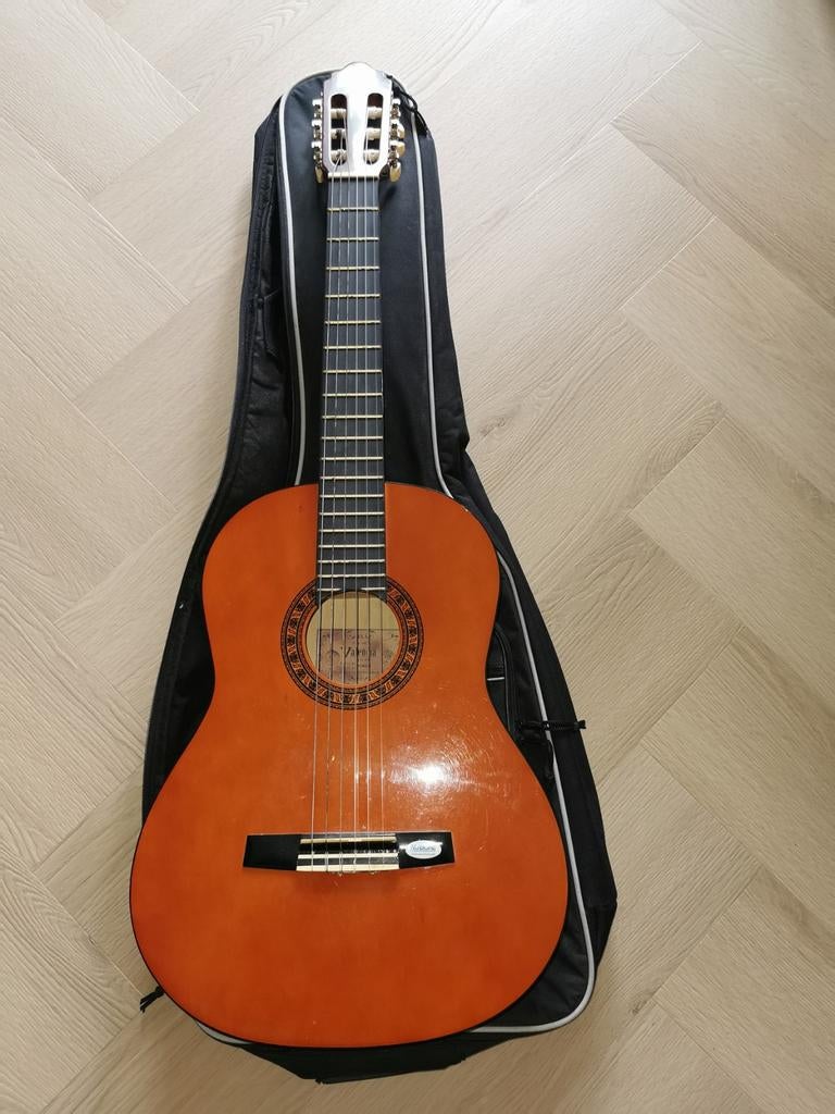 Valencia CG-160 en Redwood gitaar met tas, Muziek en Instrumenten, Ophalen, Klassieke of Spaanse gitaar