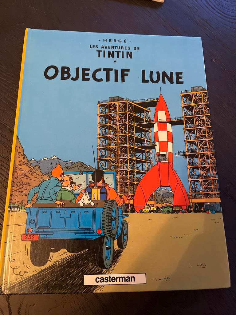 Kuifje: Objectif Lune (Frans, Hardcover, Zeer Goede Staat), Boeken, Eén stripboek, Ophalen of Verzenden, Zo goed als nieuw