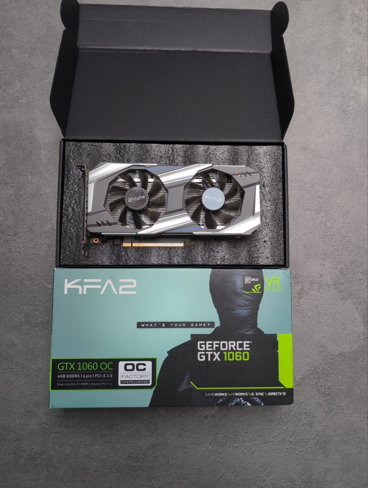 KFA2 GTX 1060 OC 6GB GDDR5 Videokaart, Computers en Software, Videokaarten, Ophalen of Verzenden, GDDR5, PCI-Express 3