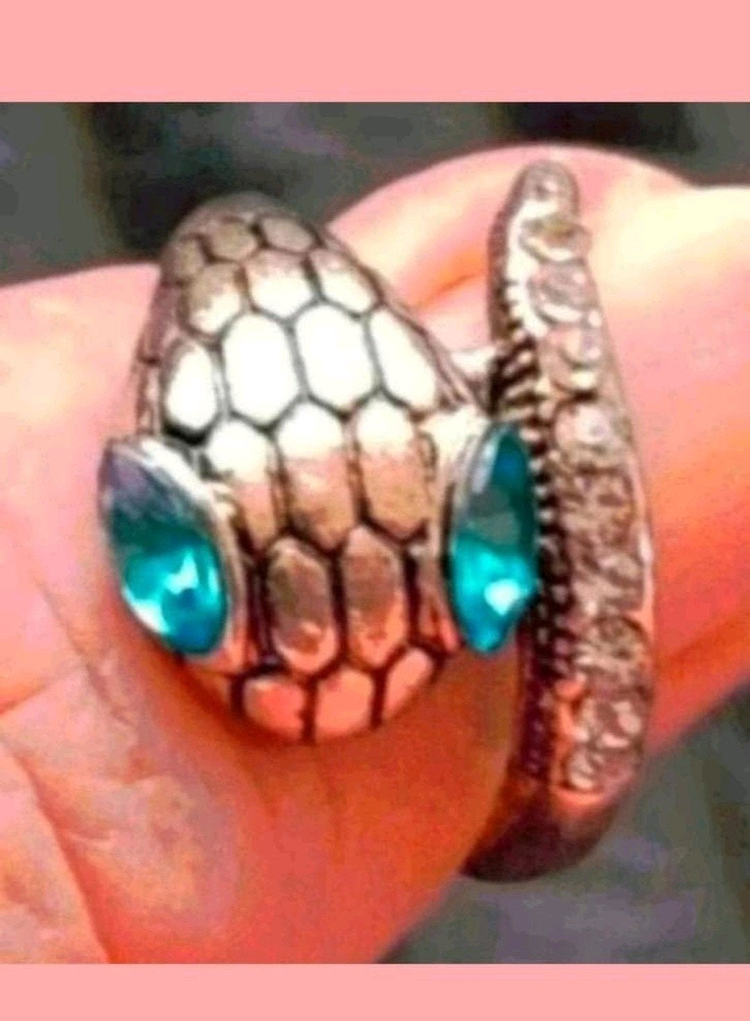 Ring slang maat 17, Sieraden, Tassen en Uiterlijk, Ringen, Verzenden, Nieuw, Zilver