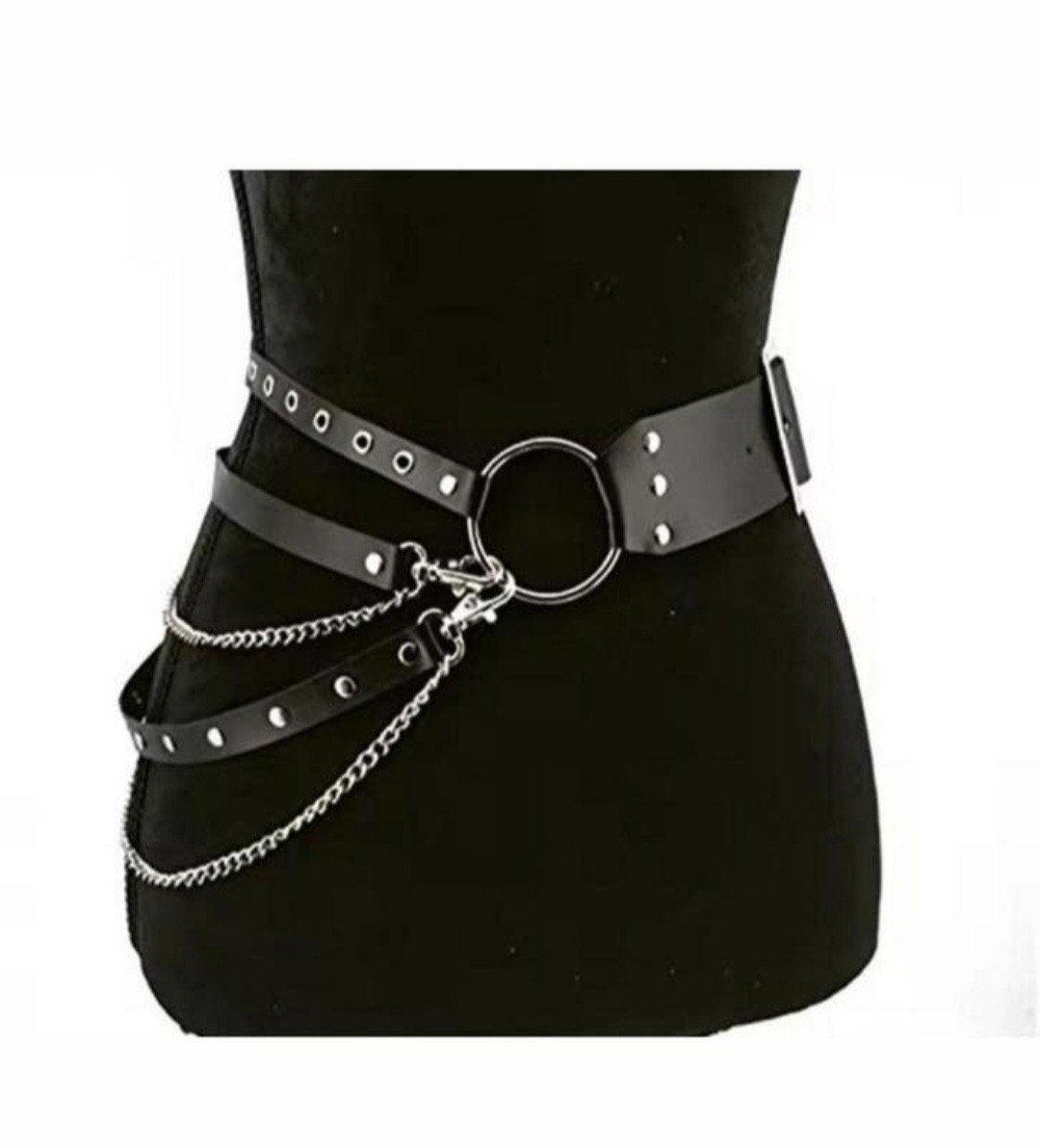 Mooie buckle ceintuur, tm 2XL, Kleding | Dames, Verzenden, Nieuw, Zwart, Heupriem