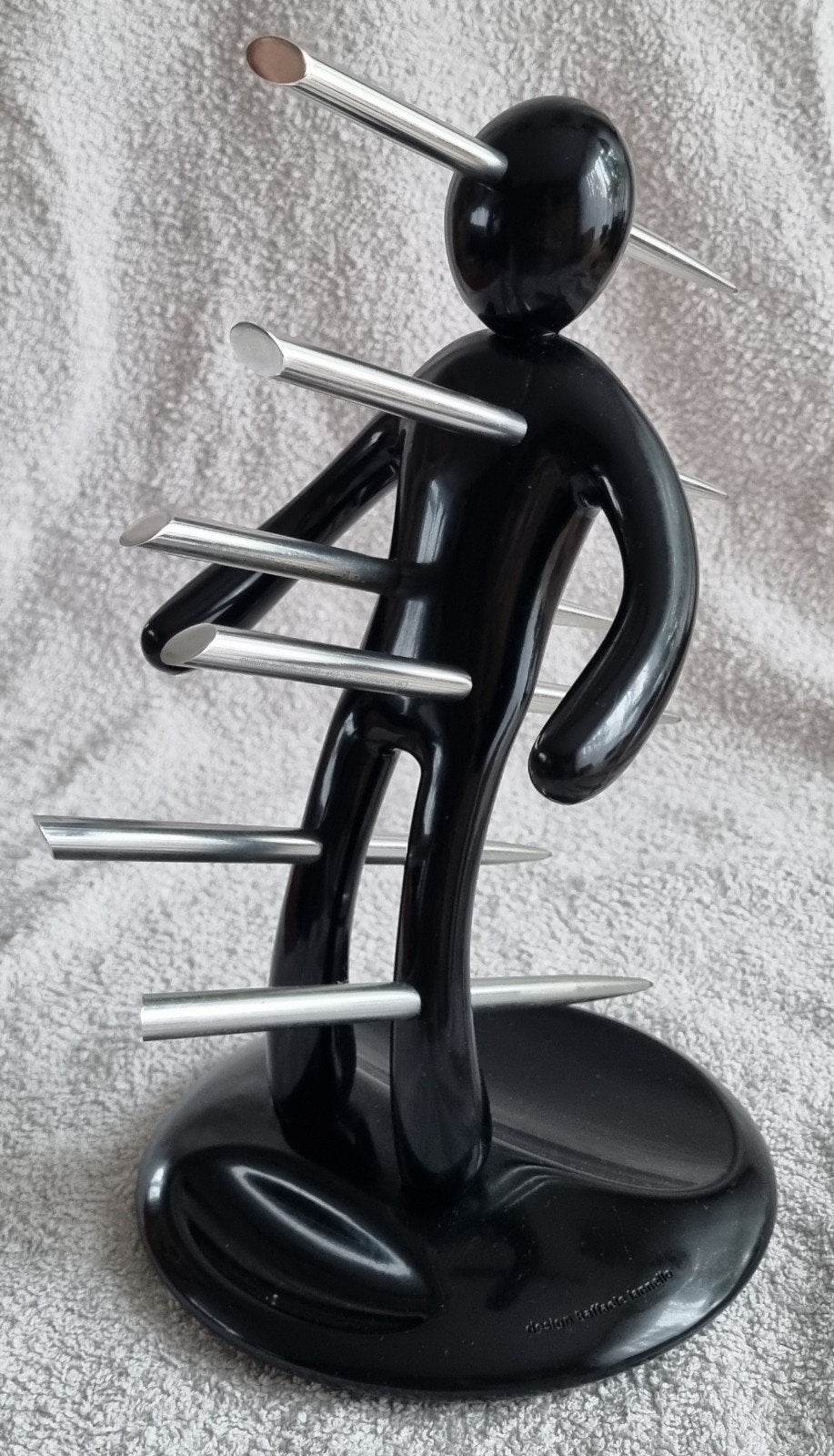 iconische Voodoo The Ex van Raffaele Lannello met pennen, Ophalen of Verzenden, Pop/figuur, Zwart, Kunststof