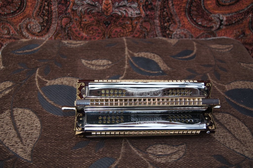 Mond harmonica, Ophalen of Verzenden, Gebruikt, Overige typen, Met koffer of doosje