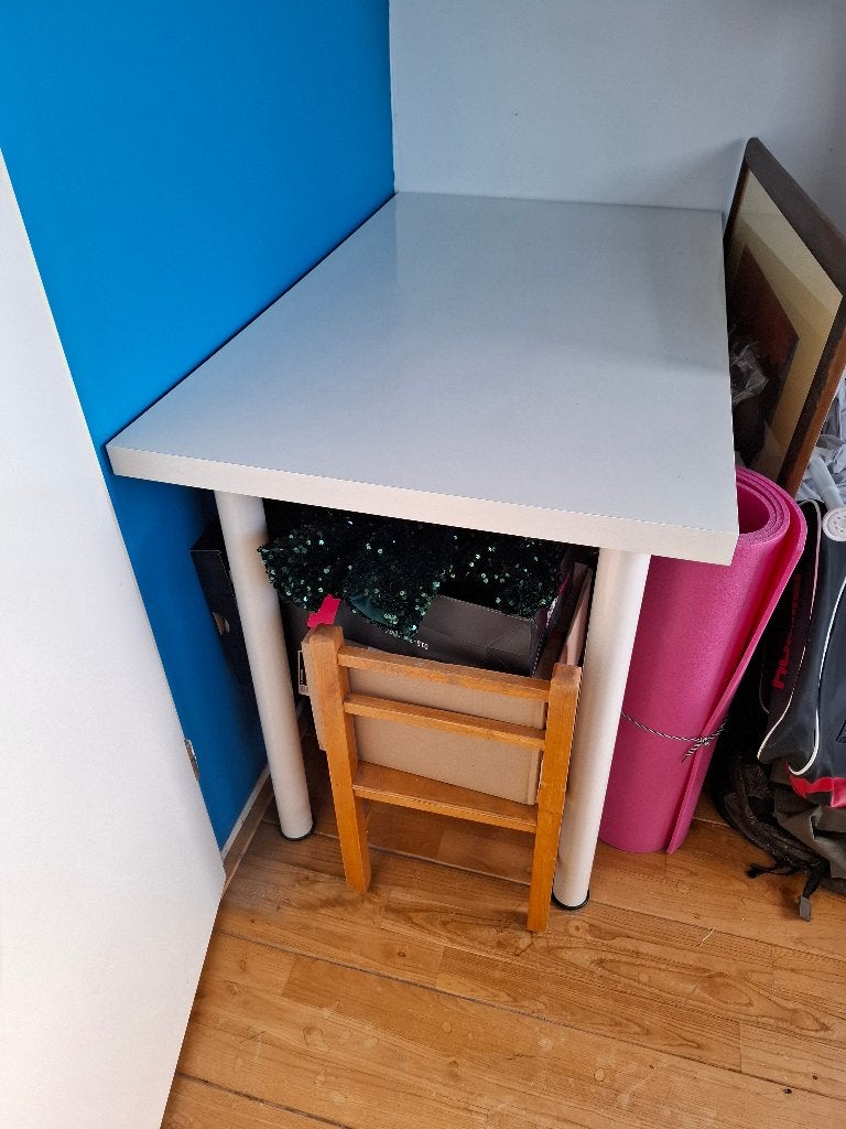 Tafel wit ikea, Ophalen, Kunststof, 50 tot 100 cm, Tot twee personen