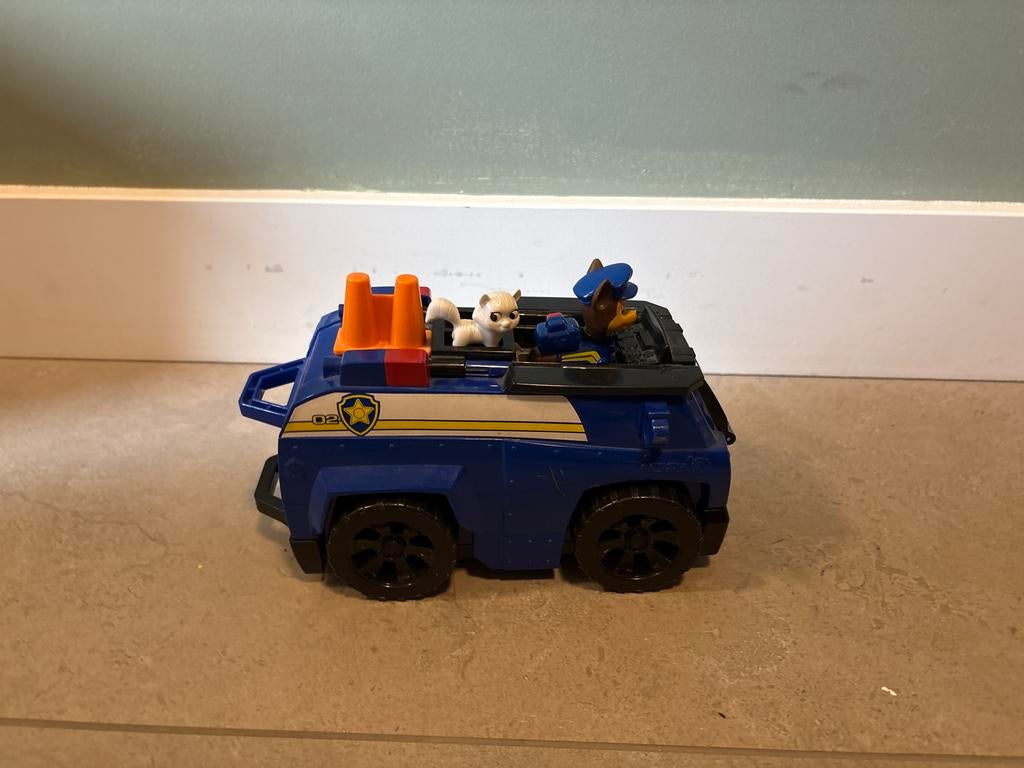 Paw Patrol Jungle Patroller met Chase en kitten, Ophalen of Verzenden, Gebruikt